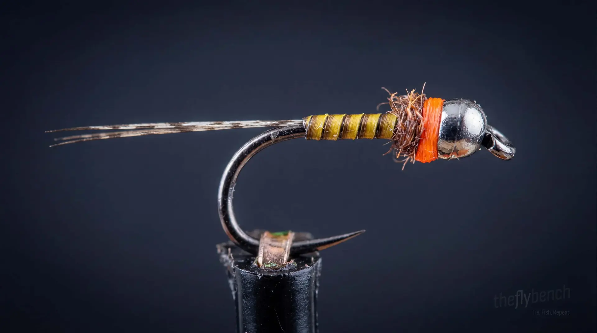 Blue Wing Olive Quill Nymph fly pattern - imitates Mayflies tied for Trout