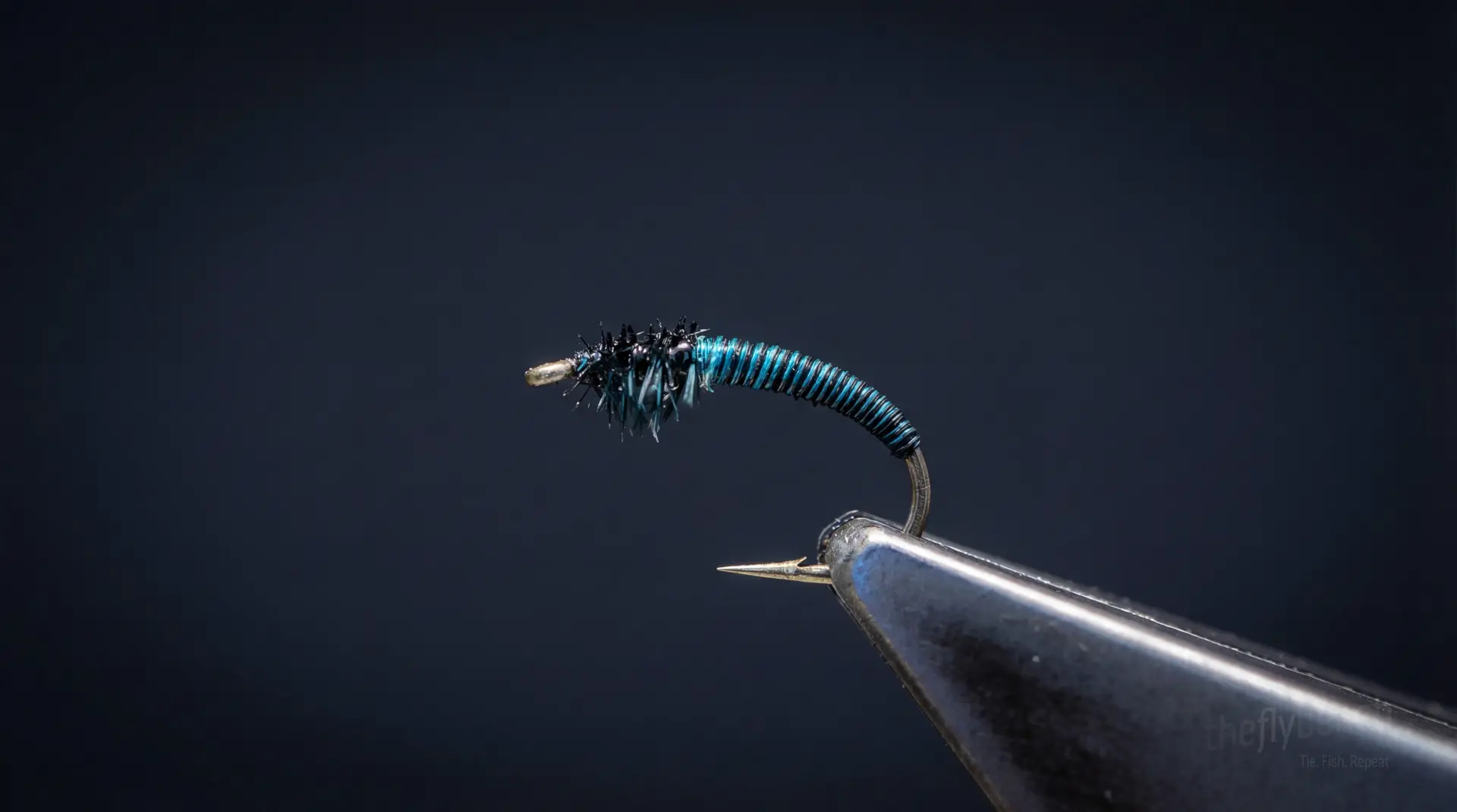 Caddis Quill Larva fly pattern - imitates Caddis tied for Trout