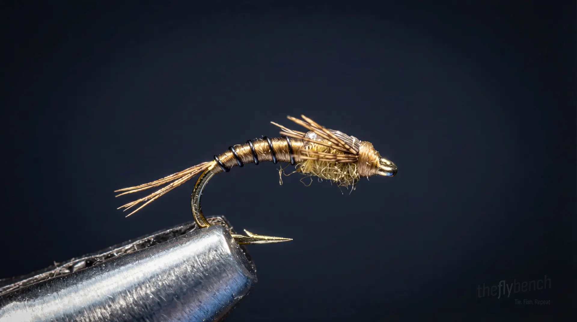 Dorsey's Top Secret Baetis fly pattern - imitates Baetis Nymphs tied for Trout