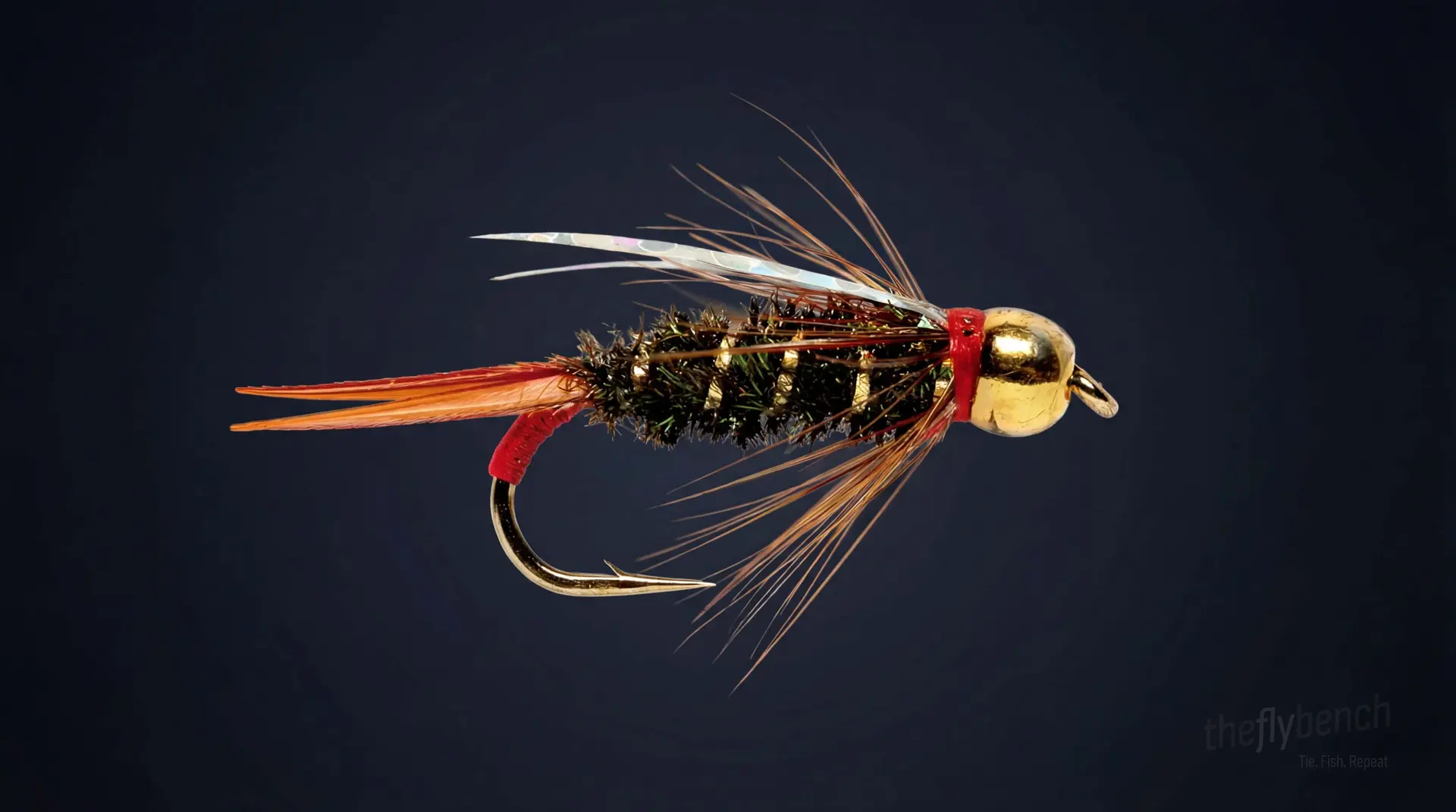 Formerly Known As Prince fly pattern - imitates Stoneflies, Mayflies tied for Trout