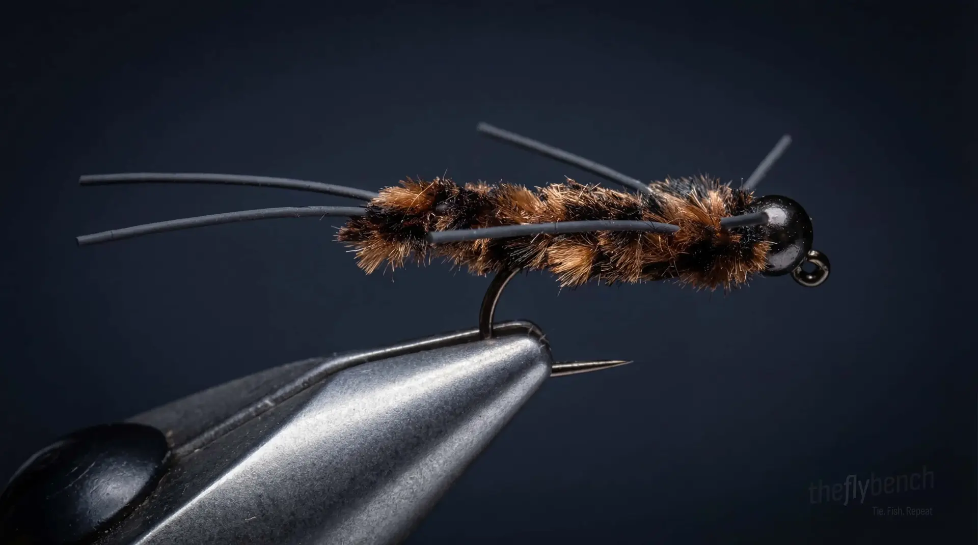Get It Down Pat's fly pattern - imitates Stoneflies tied for Trout, Steelhead