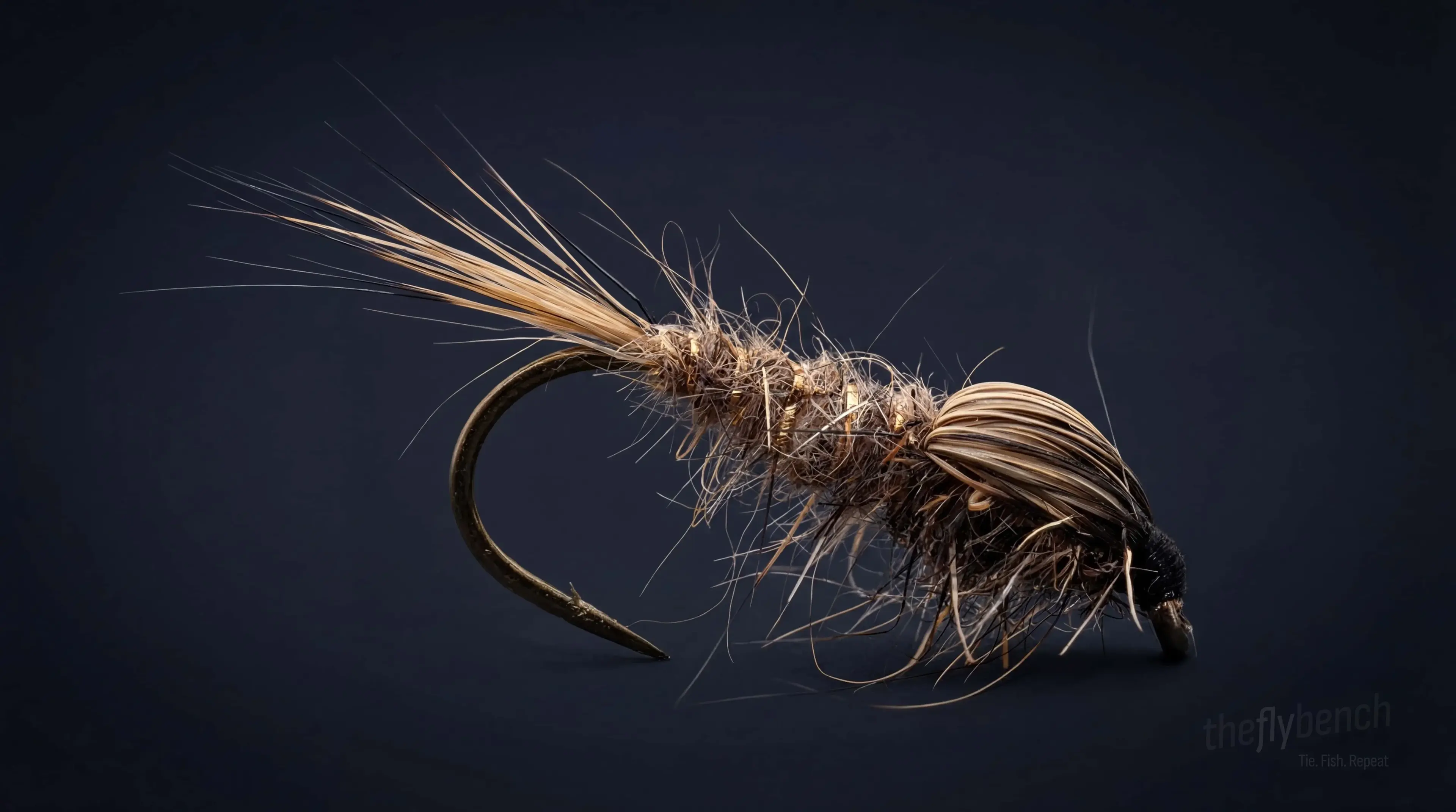 Gold Ribbed Hares Ear - Image source: The Fly Bench