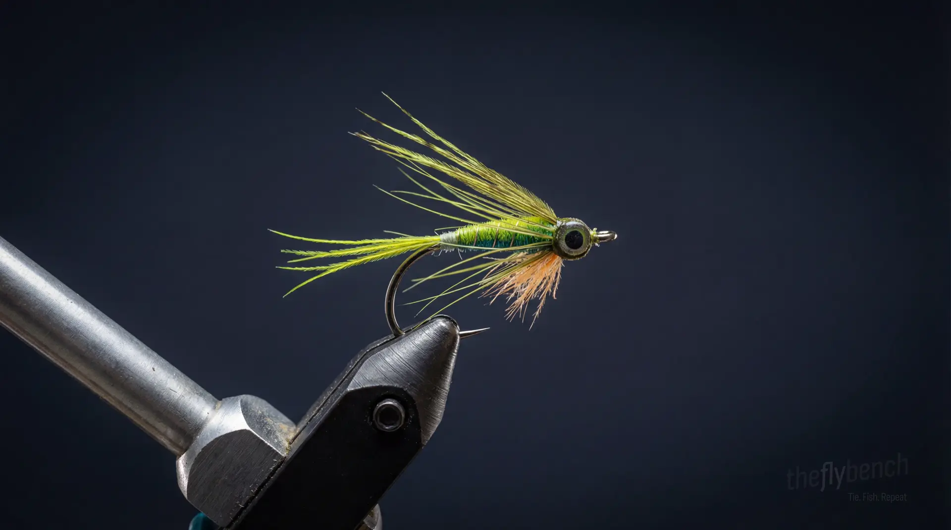 Green Lantern fly pattern - imitates Attractor tied for Sockeye Salmon