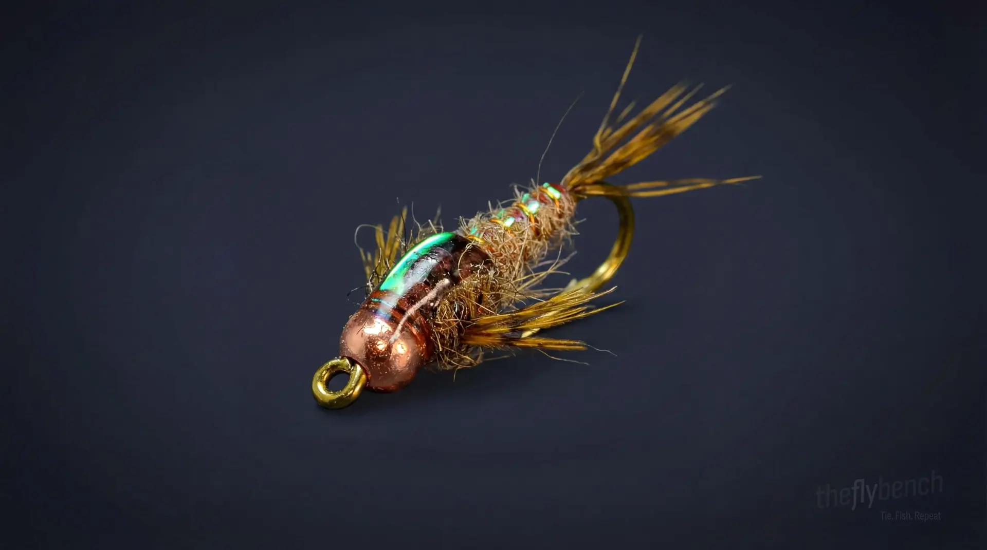 Hare's Ear Stonefly fly pattern - imitates Stoneflies, Large Nymphs tied for Trout