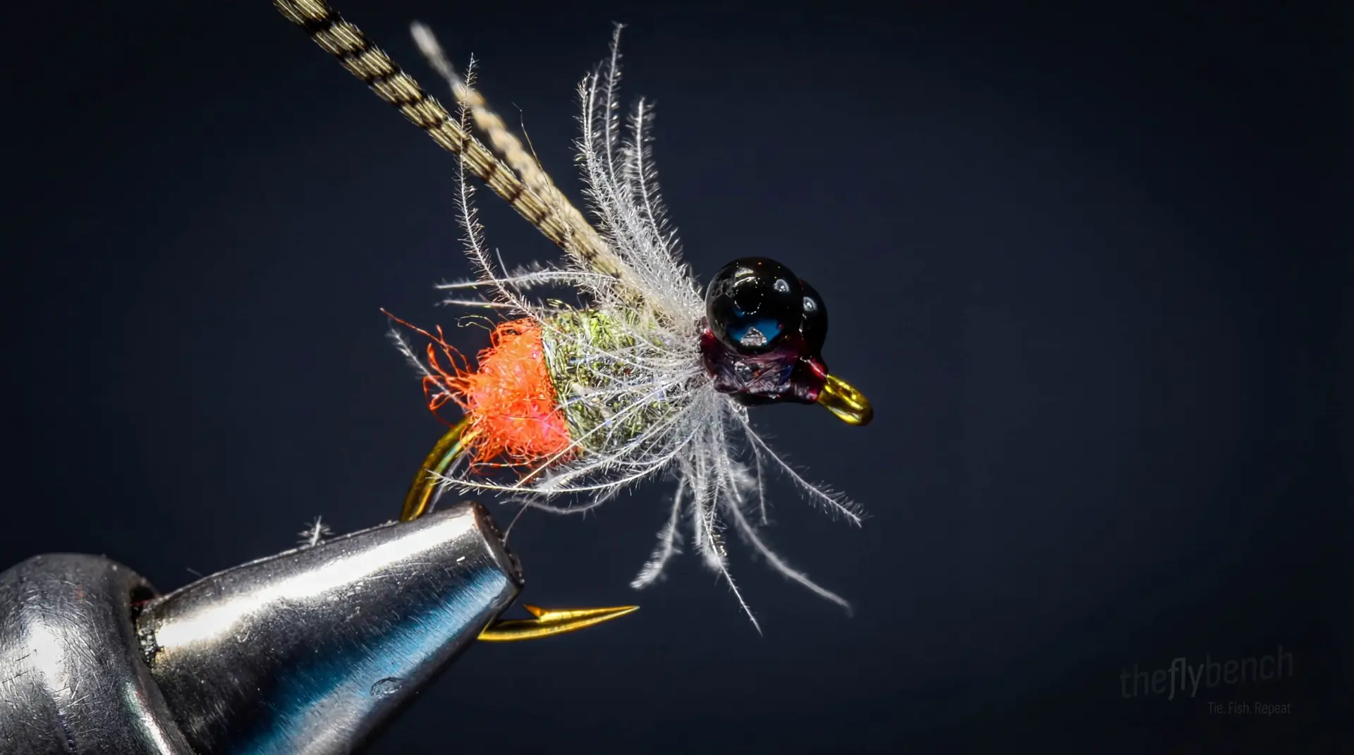 Hipster Dufus Carp fly pattern - imitates Caddis Larvae, Crayfish, General Carp Food tied for Carp