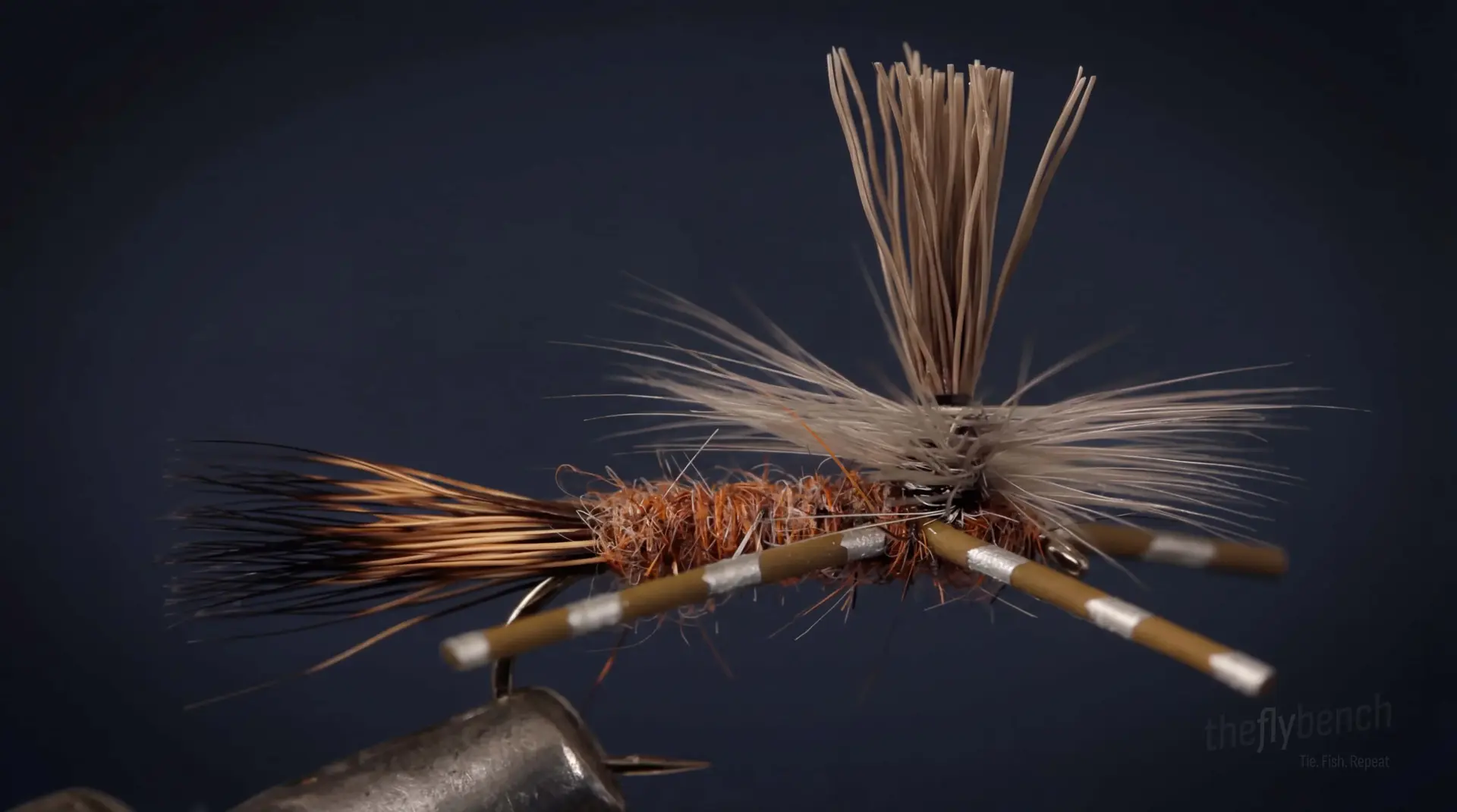 Iso Iso Baby fly pattern - imitates Isonychia Nymphs tied for Trout