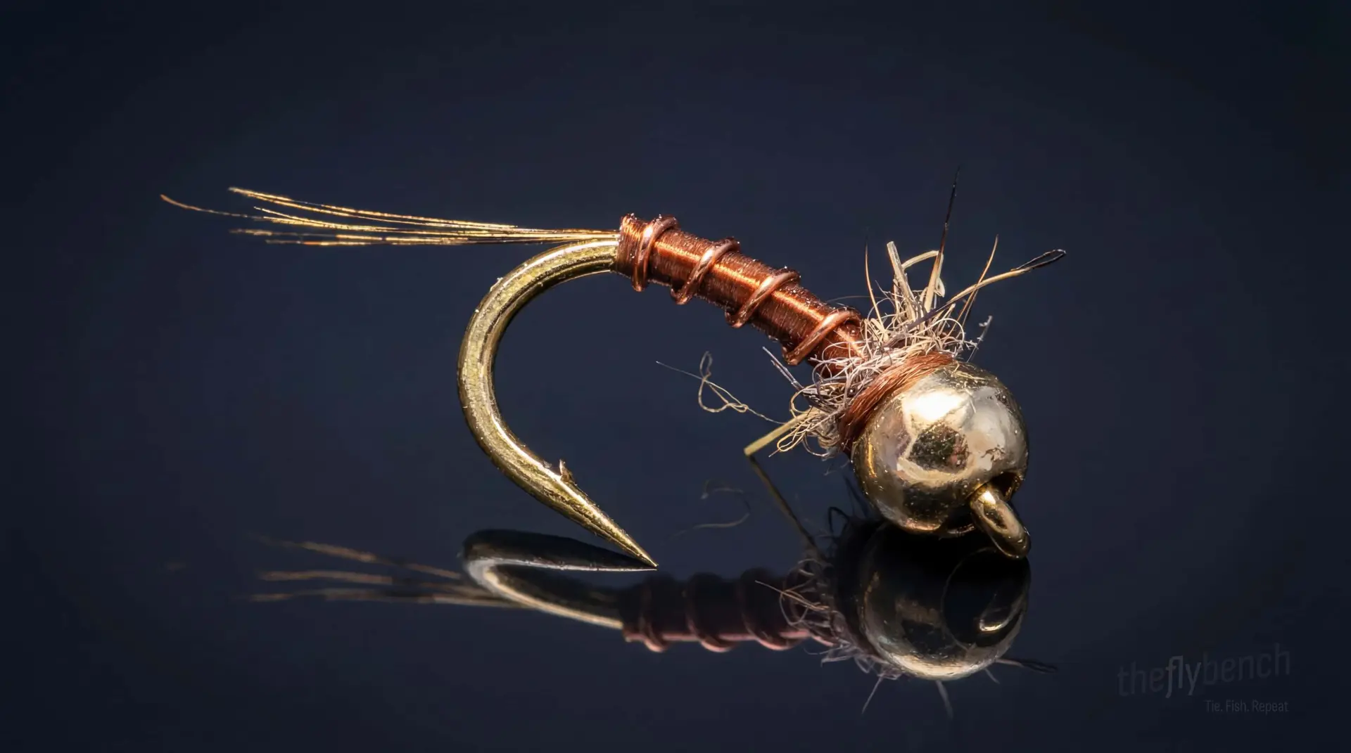 Micro Rambo Nymph fly pattern - imitates Aquatic Insects tied for Trout