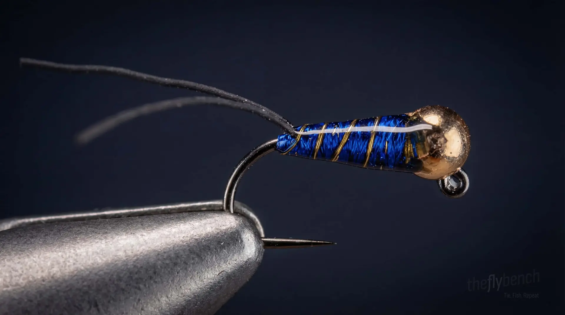Navy Diver fly pattern - imitates Stoneflies, Nymphs tied for Trout