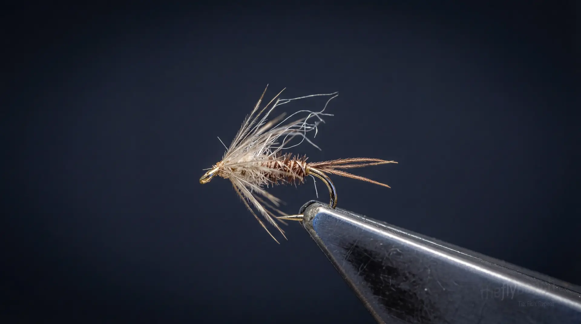 PMD Transition Flymph fly pattern - imitates Mayflies tied for Trout