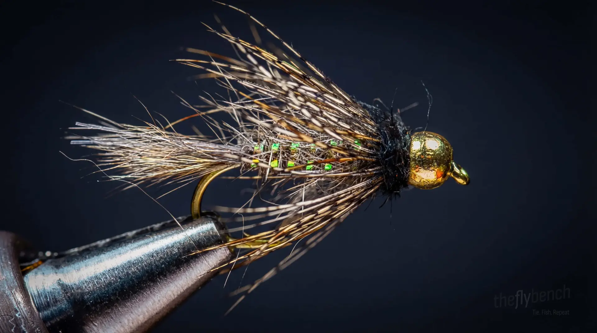 Possie Bugger fly pattern - imitates Mayflies, Stoneflies, Caddis Larvae tied for Trout