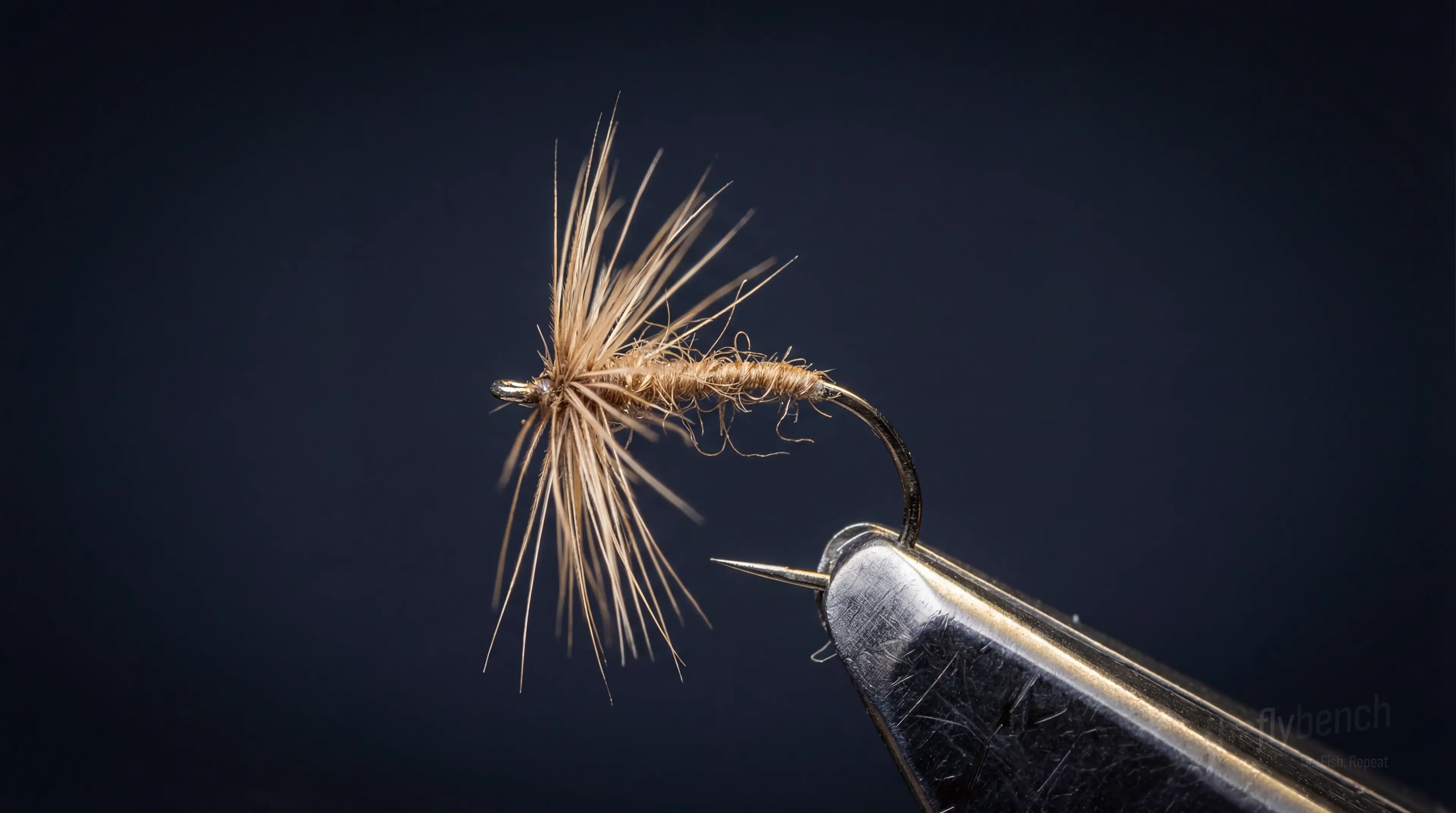 Softhackle Wet Fly with Split Thread Dubbed Rib and Thorax - Image source: The Fly Bench