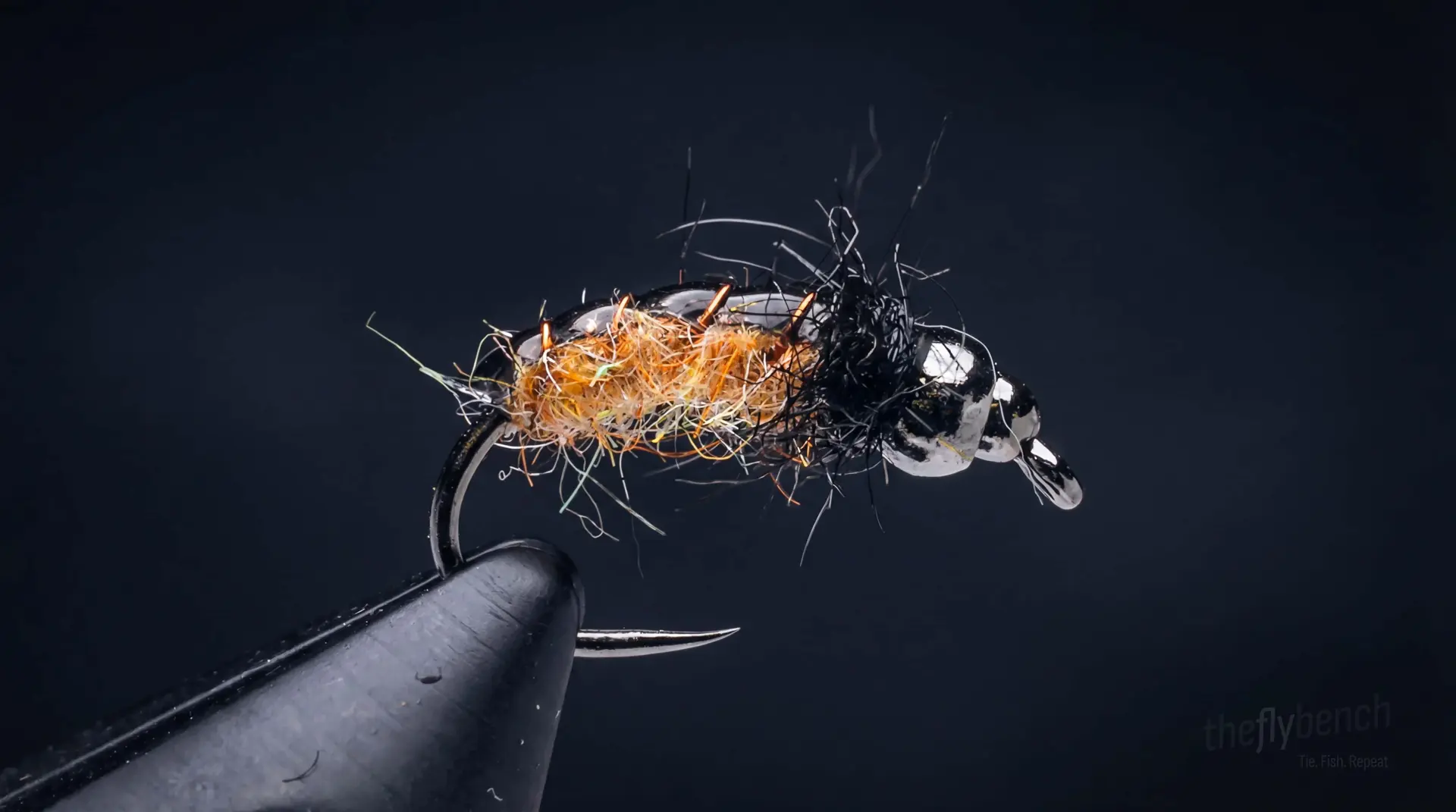 Dredger fly pattern - imitates Stonefly Nymphs, Caddis Larvae tied for Trout