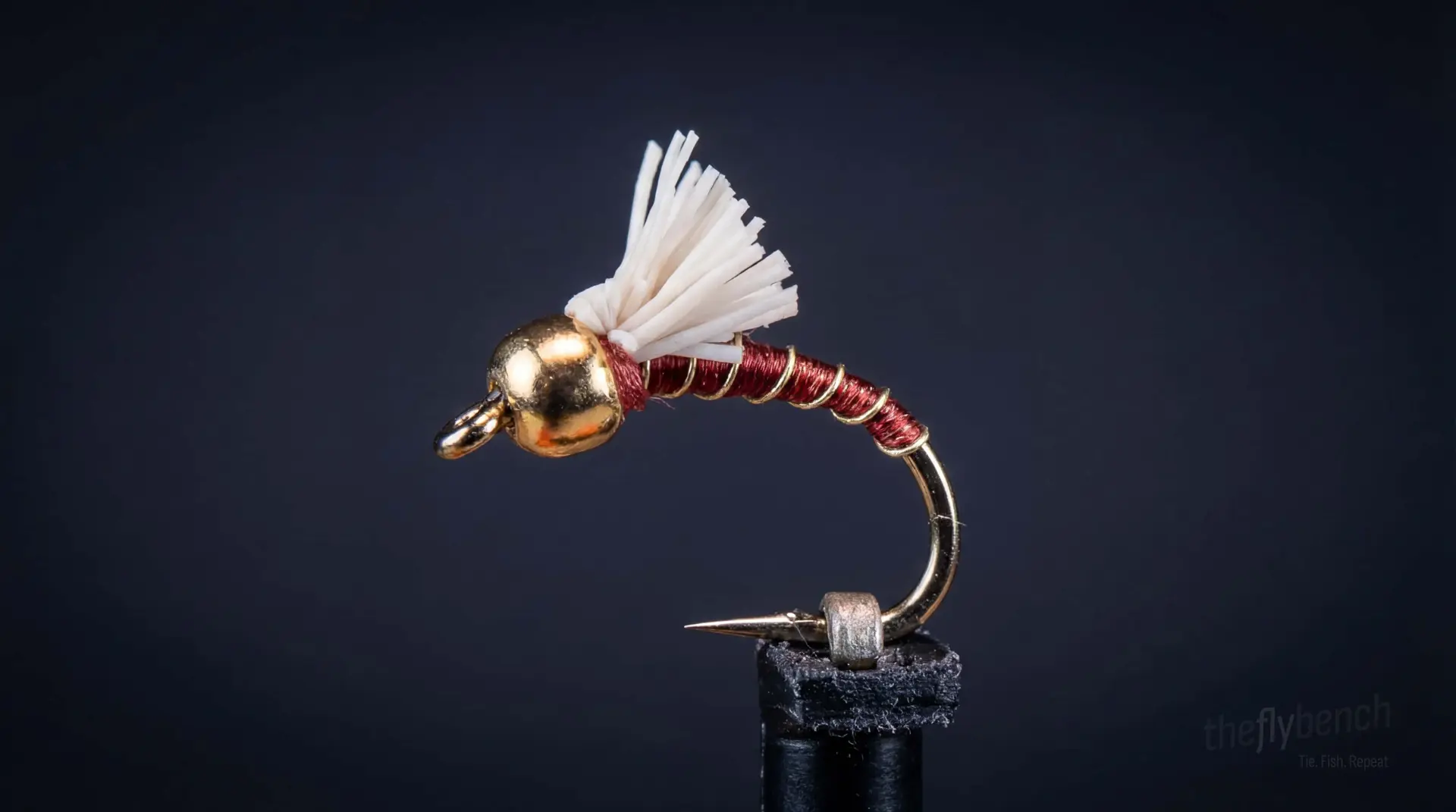 Three Dollar Dip fly pattern - imitates Midge Pupae tied for Trout