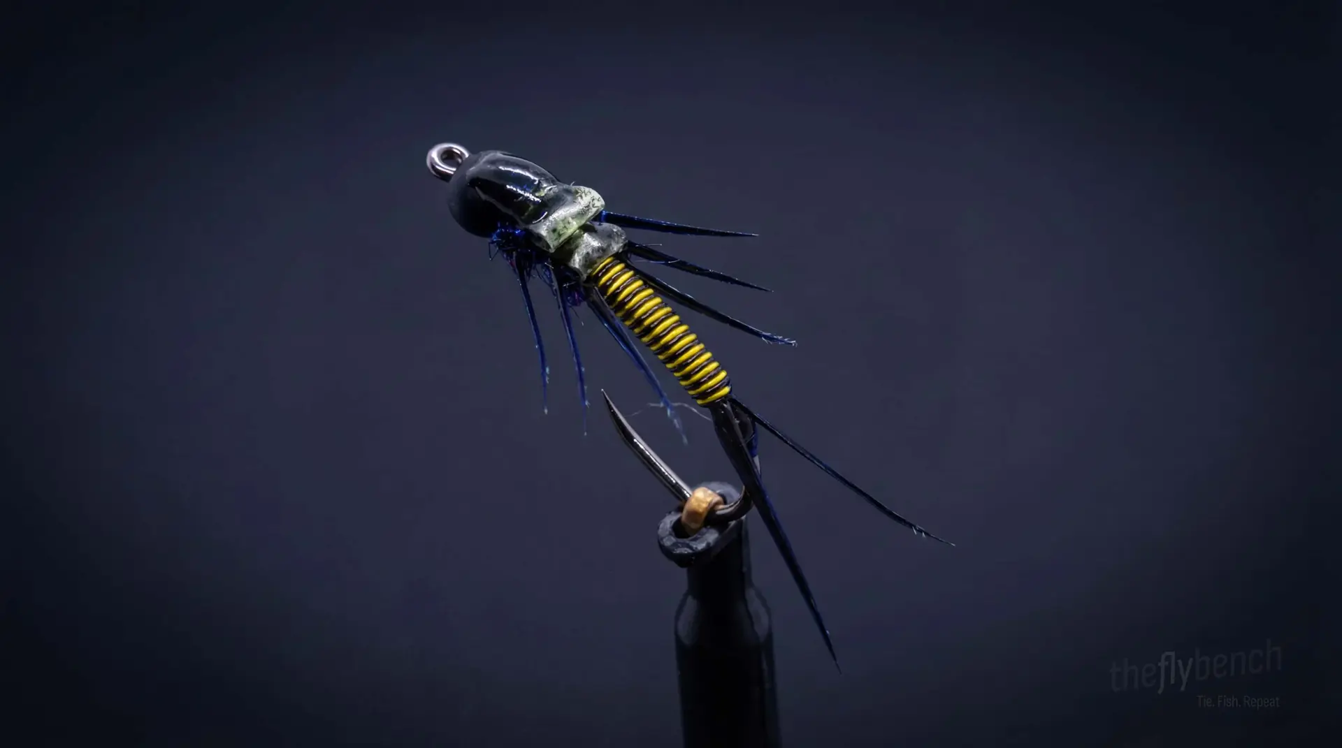 Wired Stonefly Nymph fly pattern - imitates Stoneflies tied for Trout