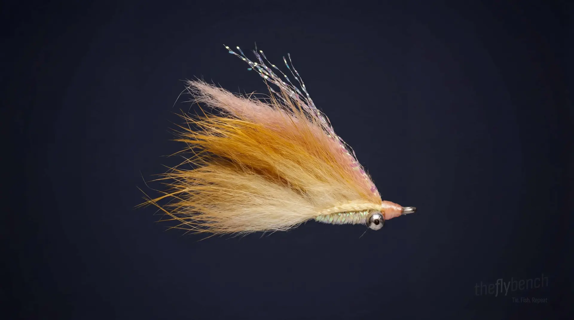Bonefish Scampi fly pattern - imitates Shrimp tied for Bonefish