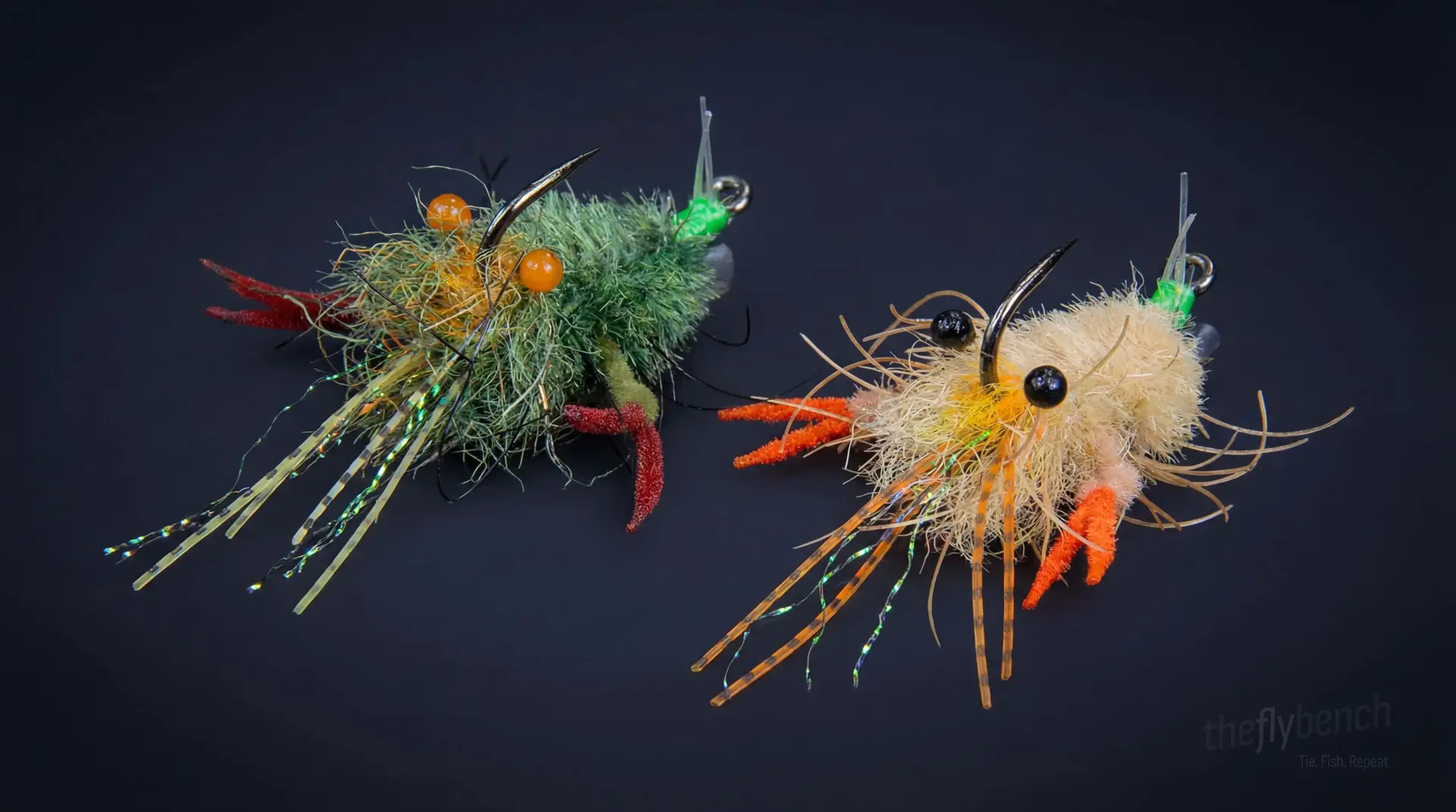 EP Tarantula Crab fly pattern - imitates Crabs tied for Bonefish, Permit