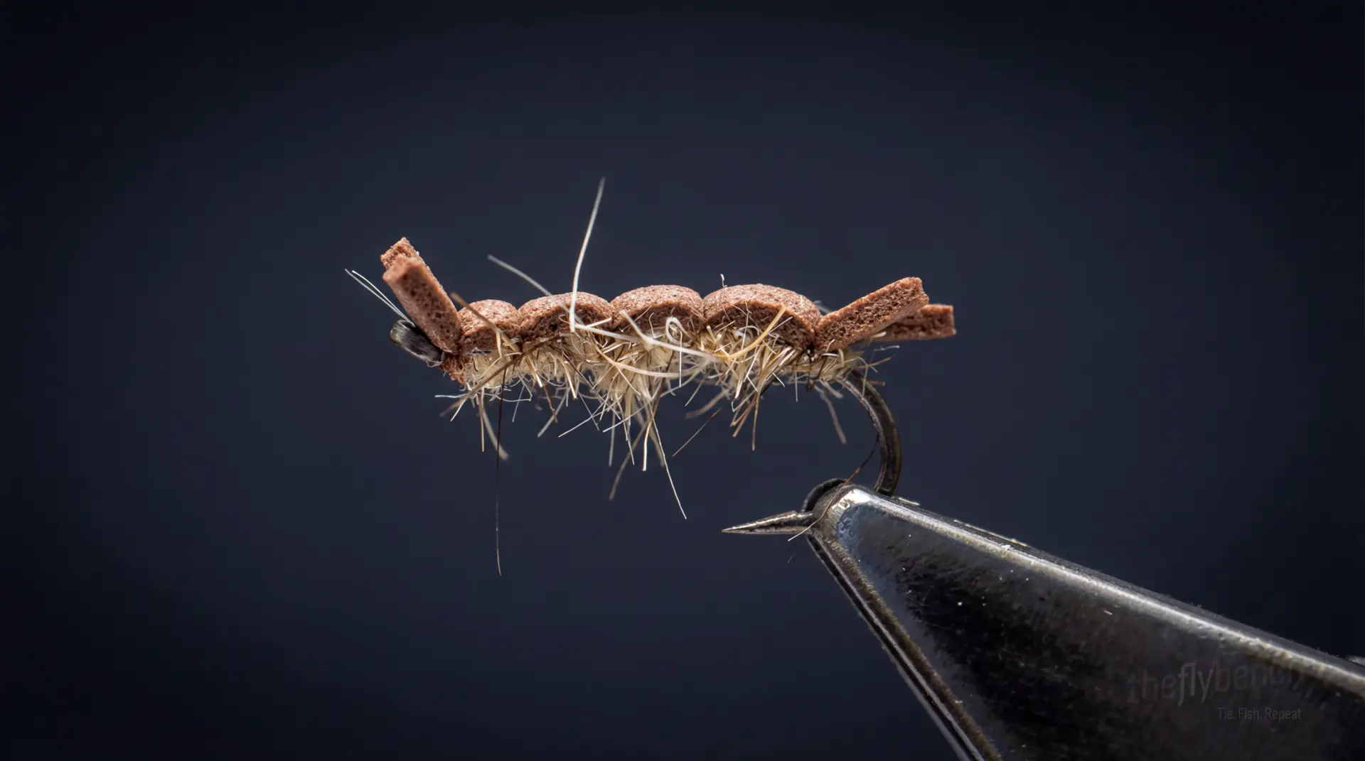 Lake O Shrimp fly pattern - imitates Scuds tied for Trout