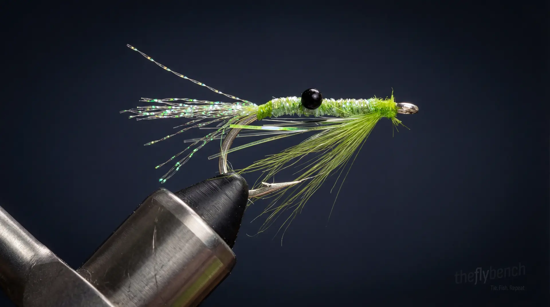 Mini-Krystal Shrimp fly pattern - imitates Shrimp tied for Sockeye Salmon, Bonefish