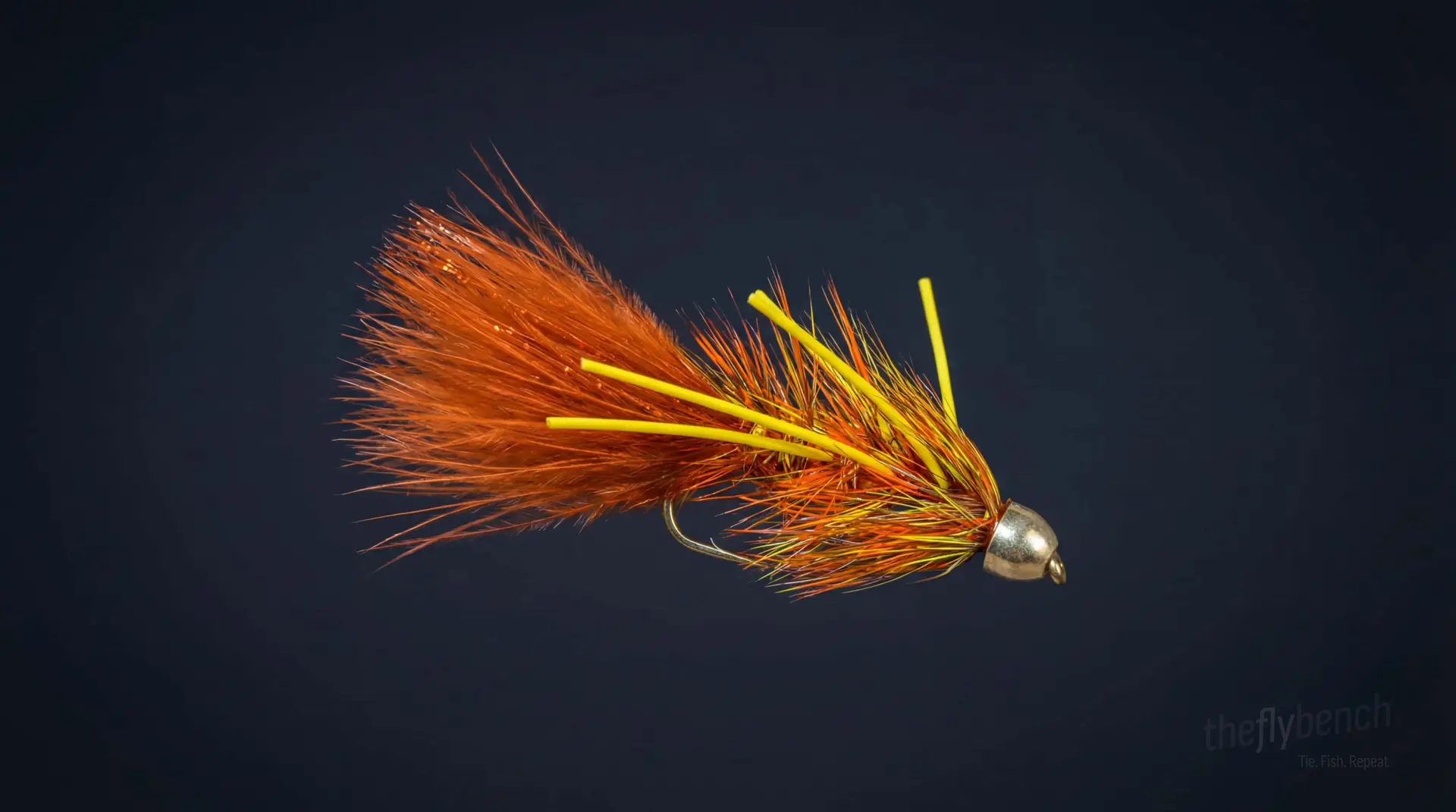 Autumn Splendor fly pattern - imitates Baitfish, Leeches tied for Trout, Bass