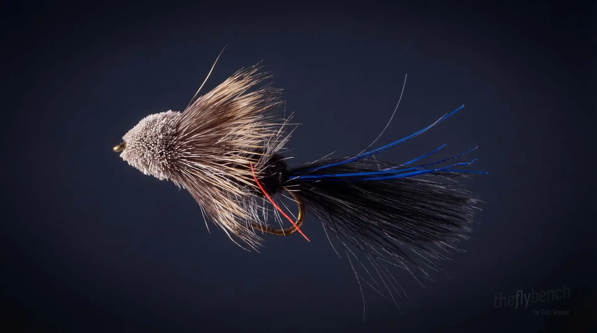 Bow River Bugger fly pattern - imitates Baitfish, Crayfish, Leeches tied for Trout, Bass