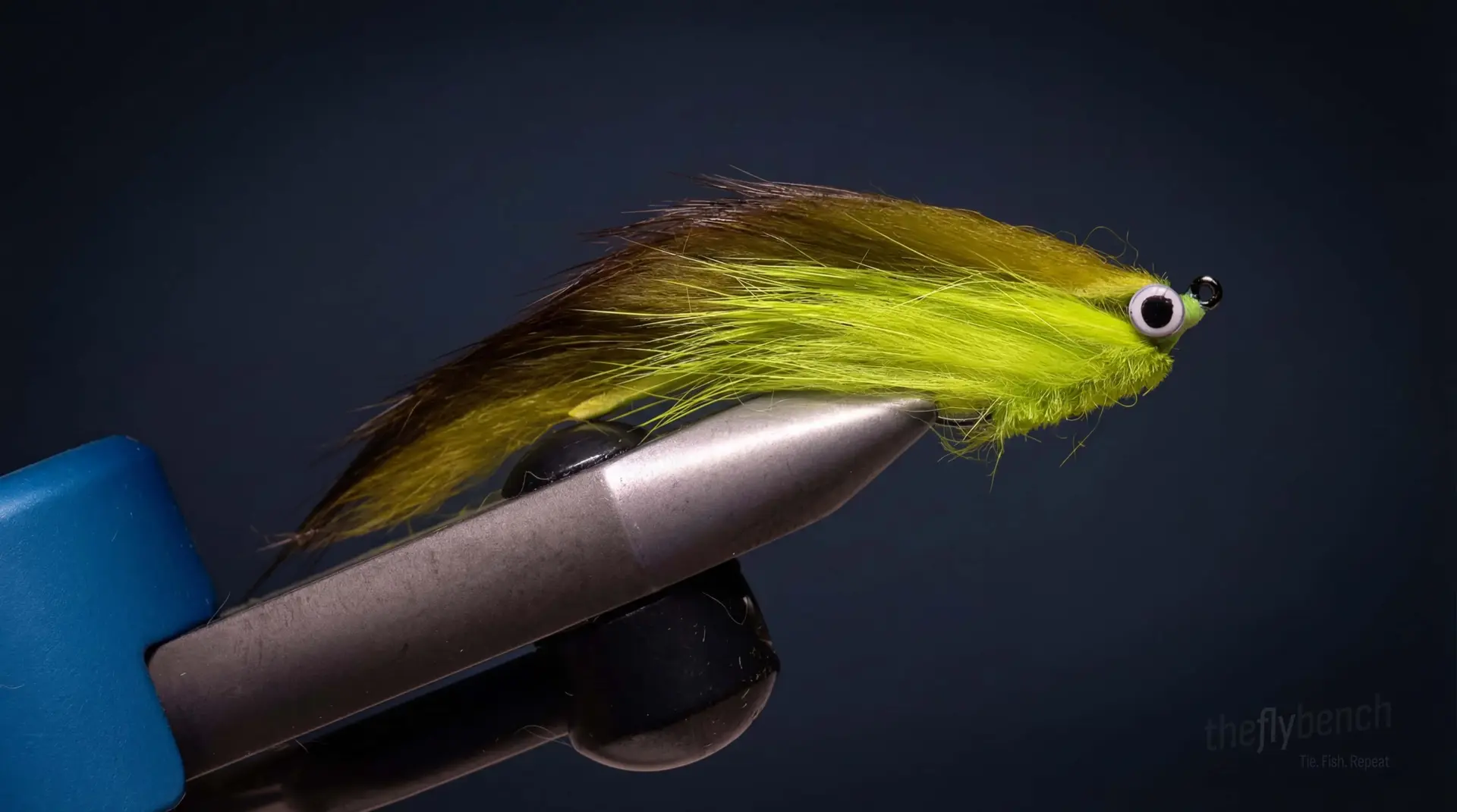 Dumb Bunny fly pattern - imitates Baitfish tied for Trout, Bass, Pike