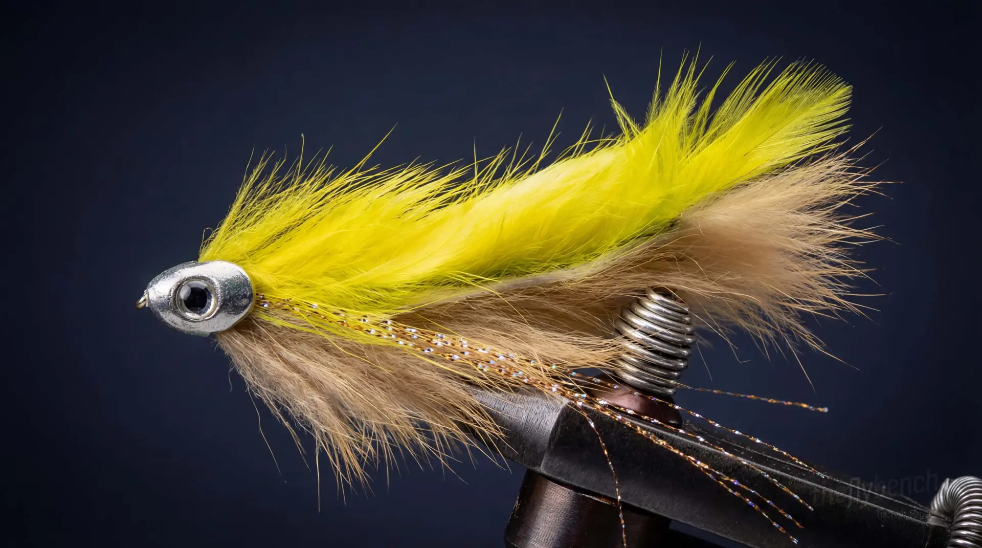 Fish Skull Double Bunny fly pattern - imitates Baitfish tied for Trout, Bass