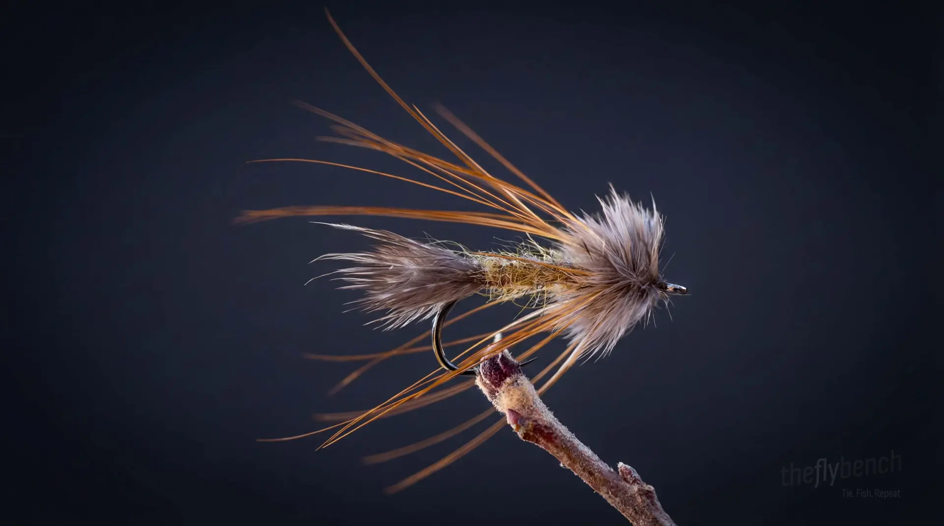 Gartside Sparrow fly pattern - imitates Crayfish, Sculpins tied for Trout, Bass
