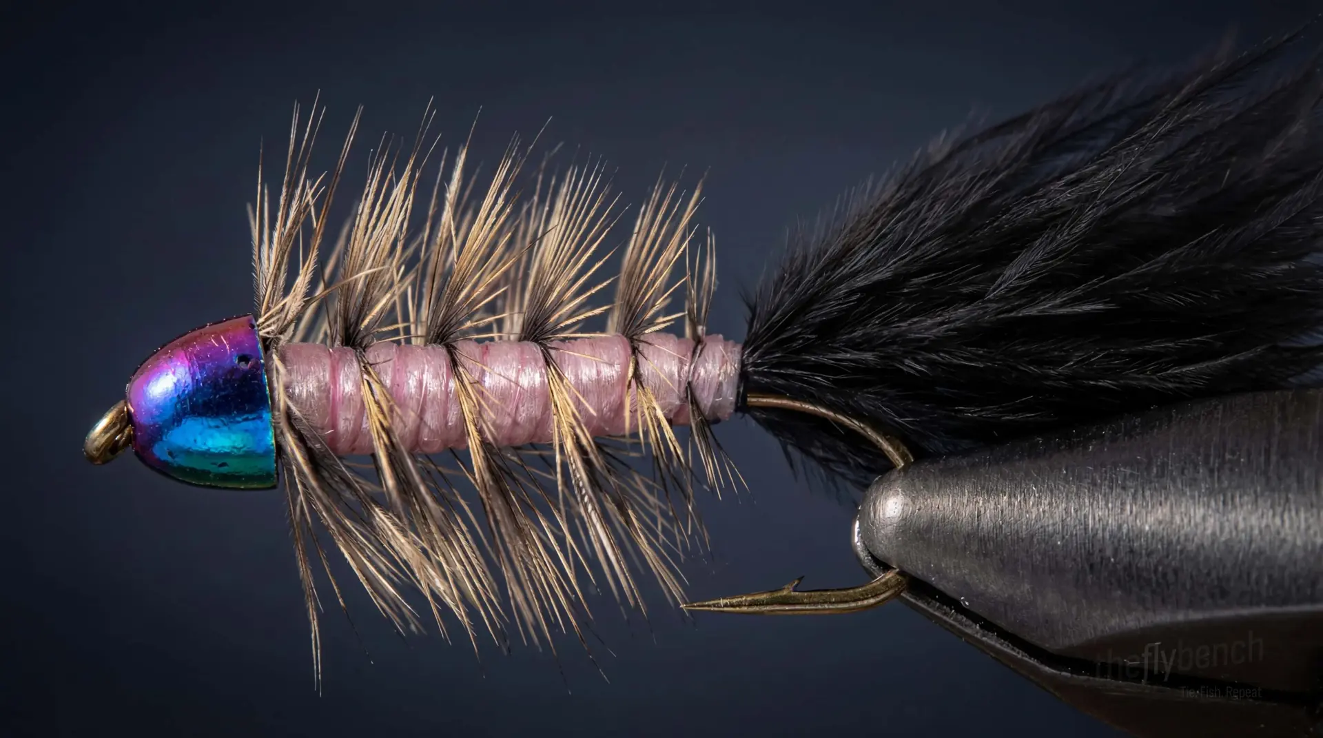 Gummy Bugger fly pattern - imitates Baitfish tied for Trout, Bass