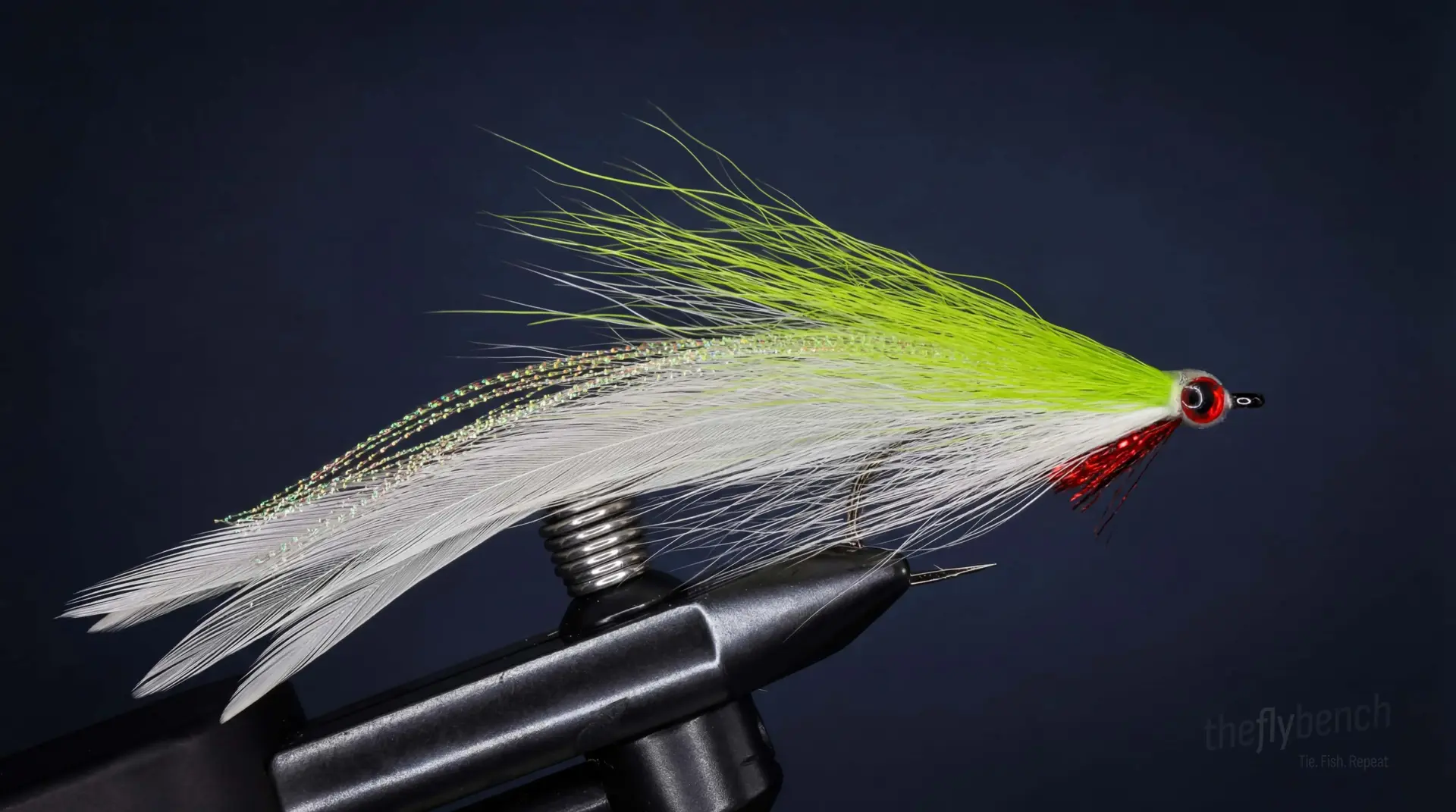 Lefty's Deceiver fly pattern - imitates Baitfish tied for Bass, Pike, Saltwater Species