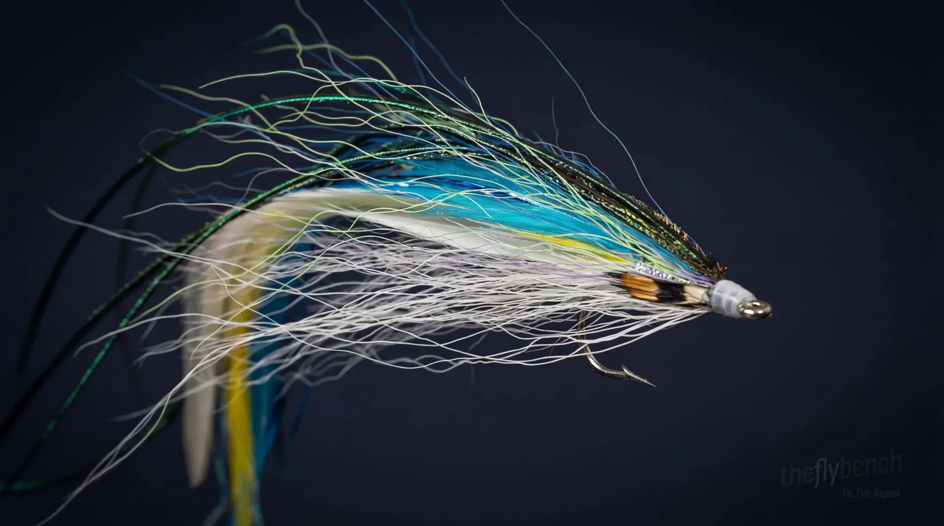Multi-Feather Flatwing fly pattern - imitates Baitfish tied for Striped Bass, Bluefish