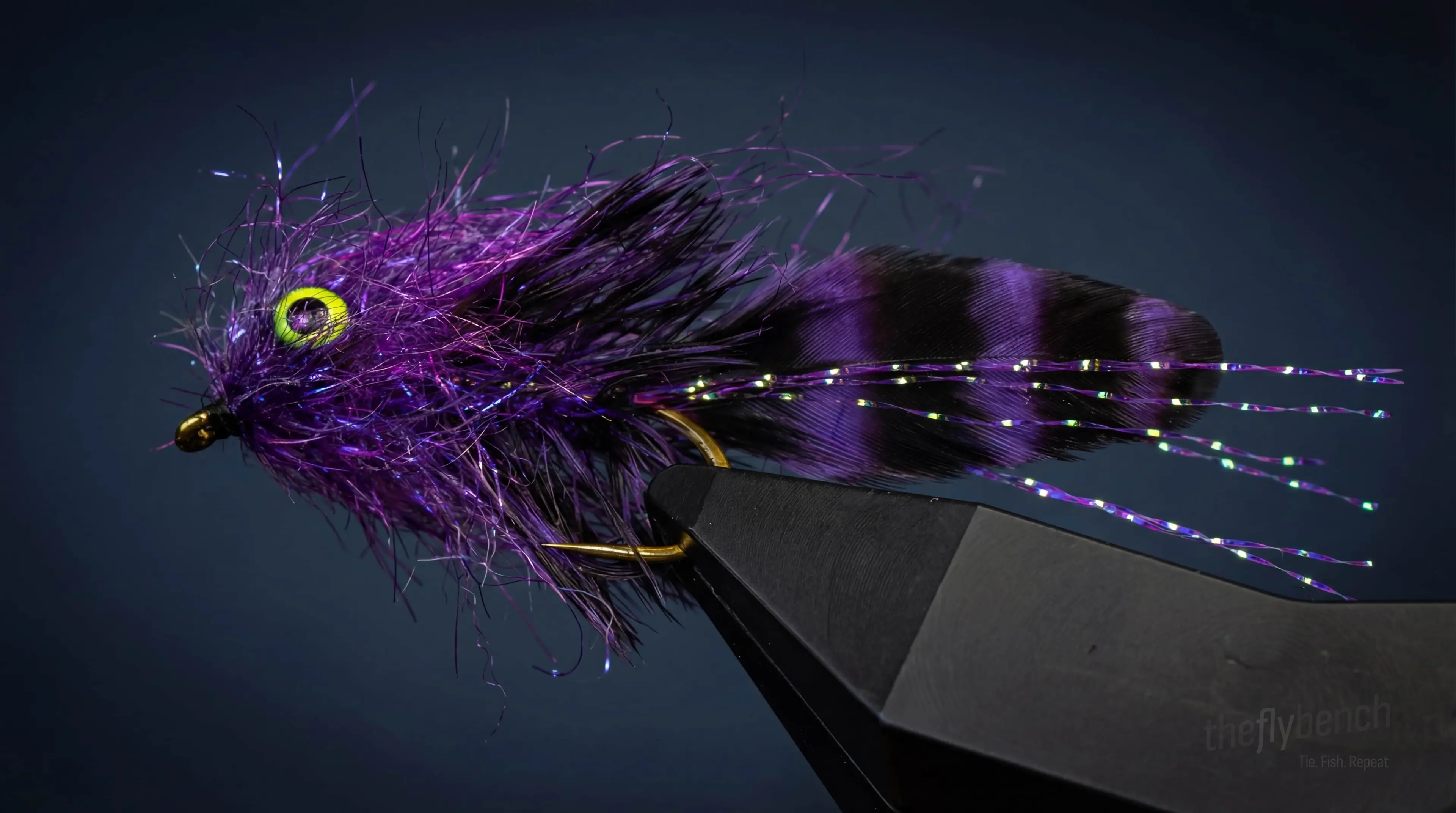 Purple Near Nuff Sculpin - Image source: The Fly Bench