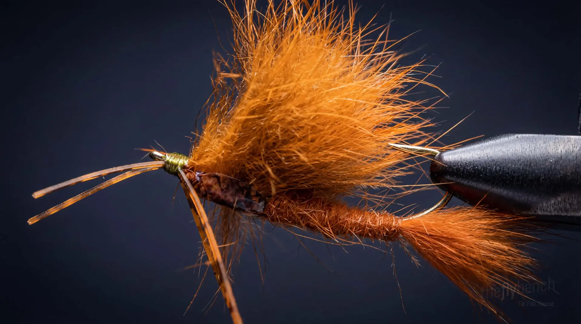 Swimming Carp Fly fly pattern - imitates Crayfish tied for Carp