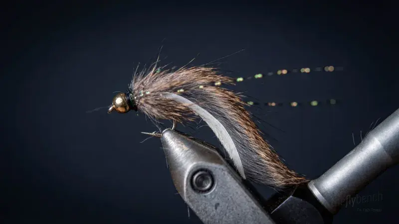 Pine Squirrel Leech Micro Streamer