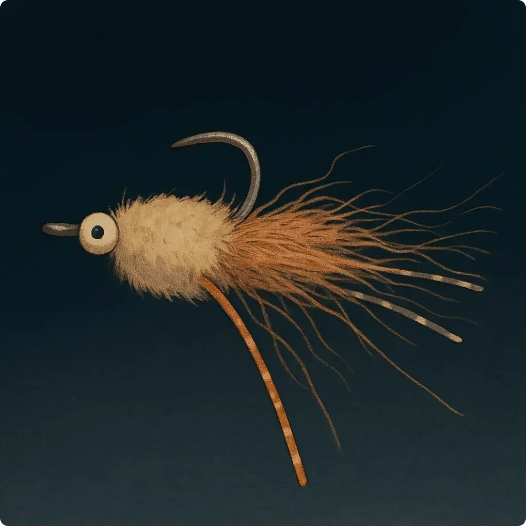 Scuds & Shrimps fly patterns
