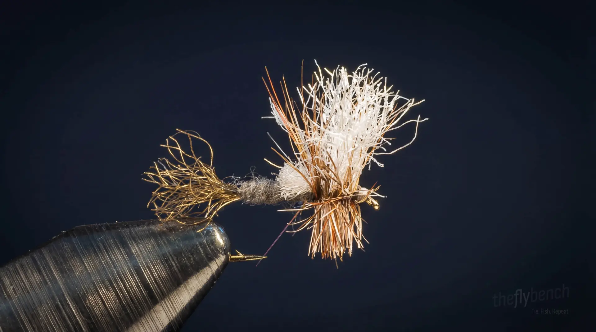 Adams Cripple fly pattern - imitates Mayflies tied for Trout