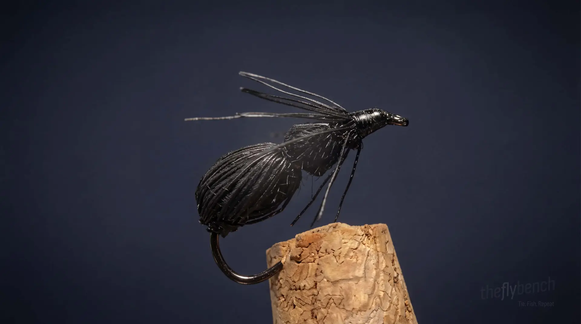 Deer Hair Ant fly pattern - imitates Ants tied for Trout