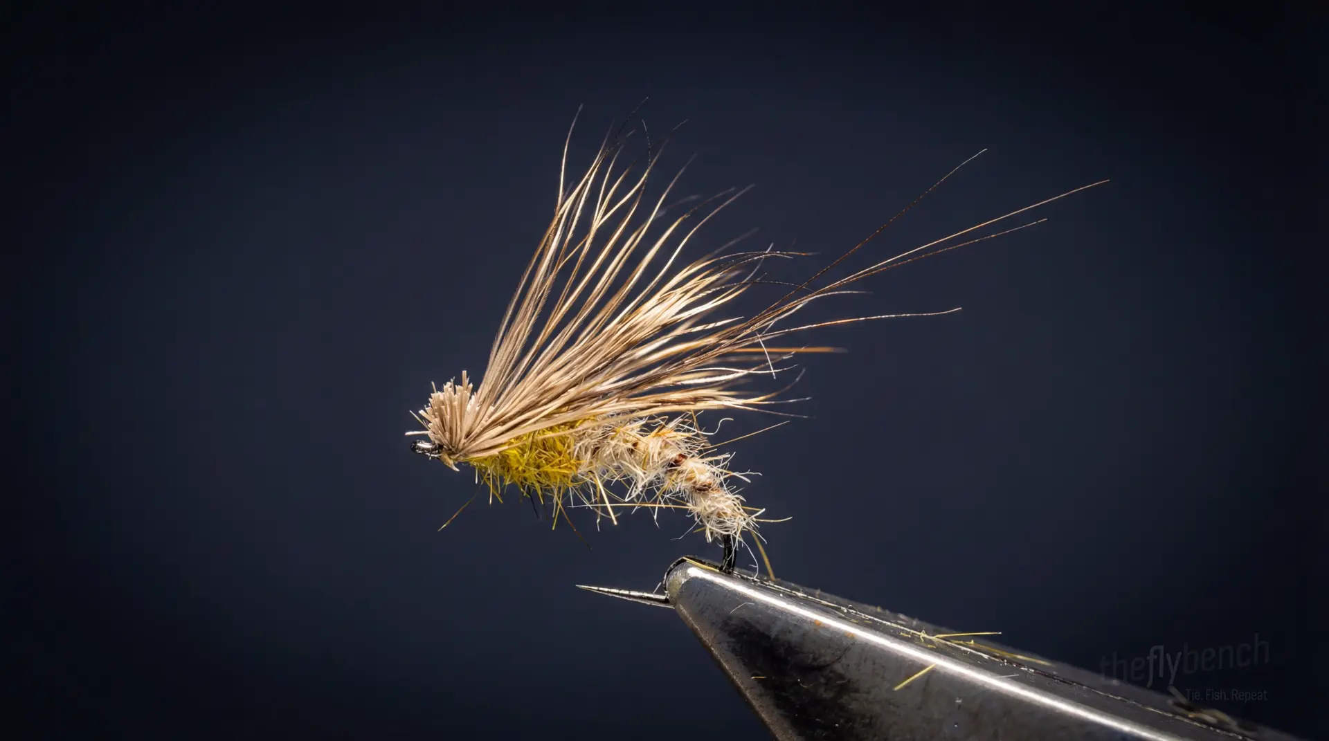 ED (Ephemera Danica) fly pattern - imitates Mayflies, Caddis tied for Trout