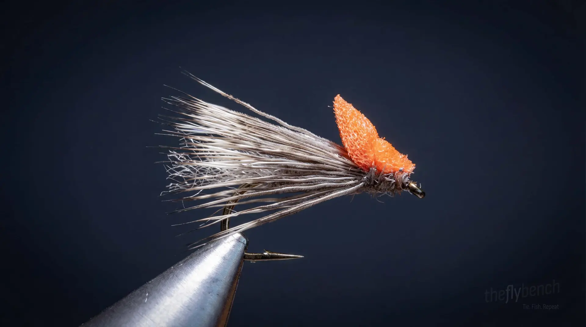 Foam and Cone Caddis fly pattern - imitates Caddis tied for Trout