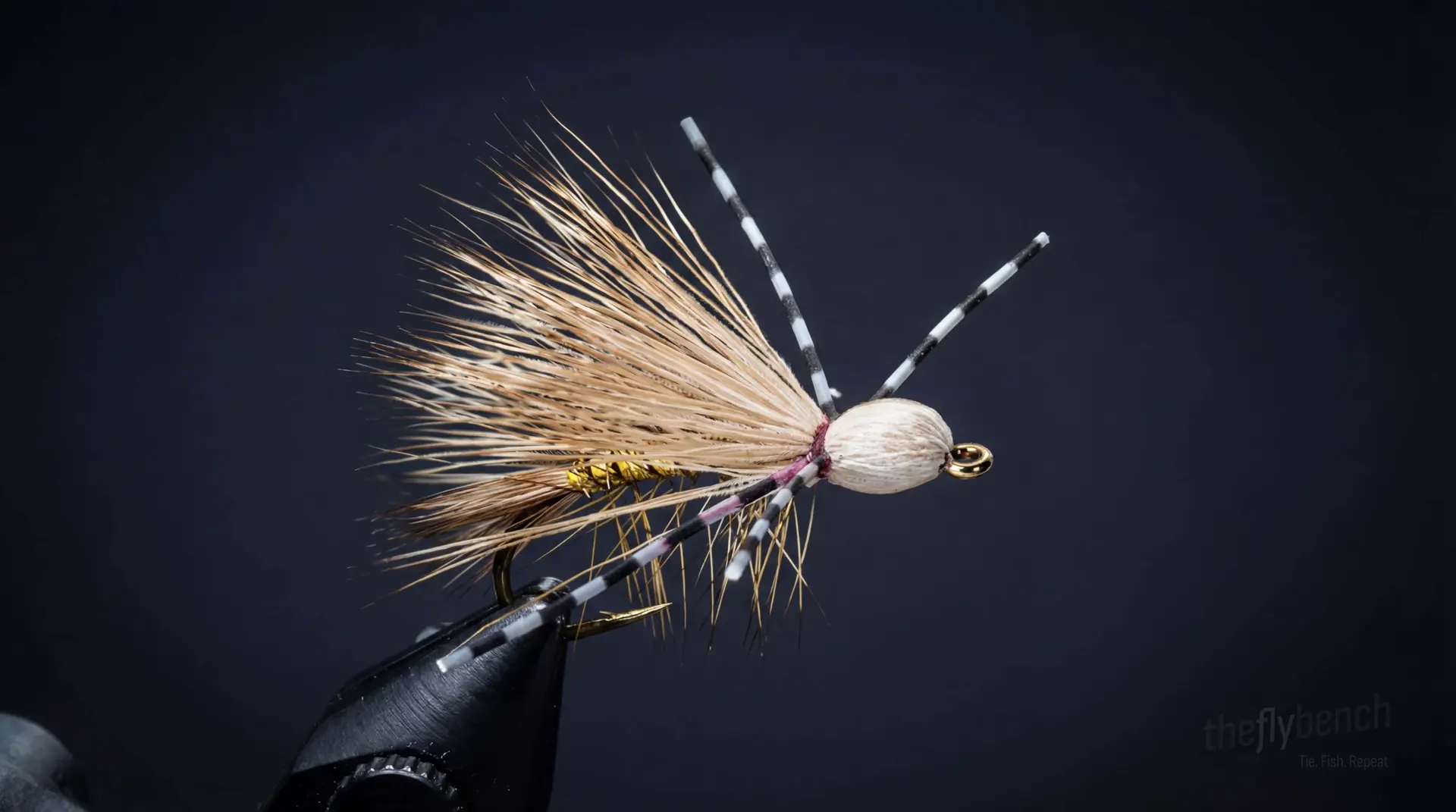 Madam XXL fly pattern - imitates Stoneflies, Grasshoppers tied for Trout