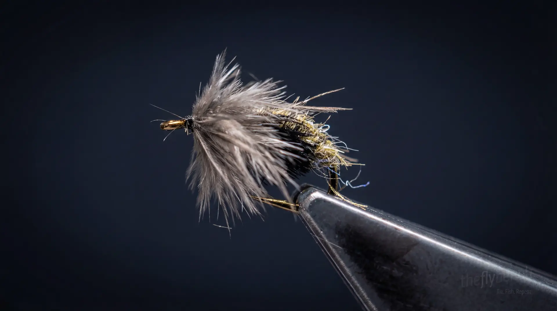 Pup-Ate fly pattern - imitates Mayflies, Caddis tied for Trout