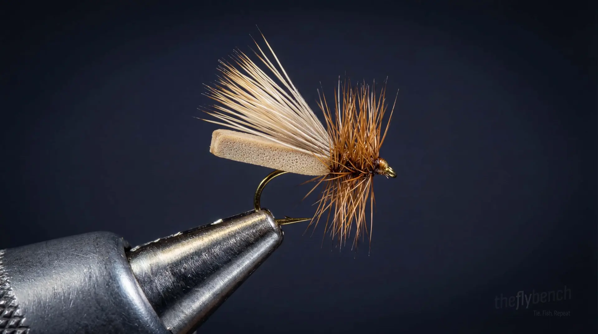 Puterbaugh Foam Caddis fly pattern - imitates Caddis tied for Trout