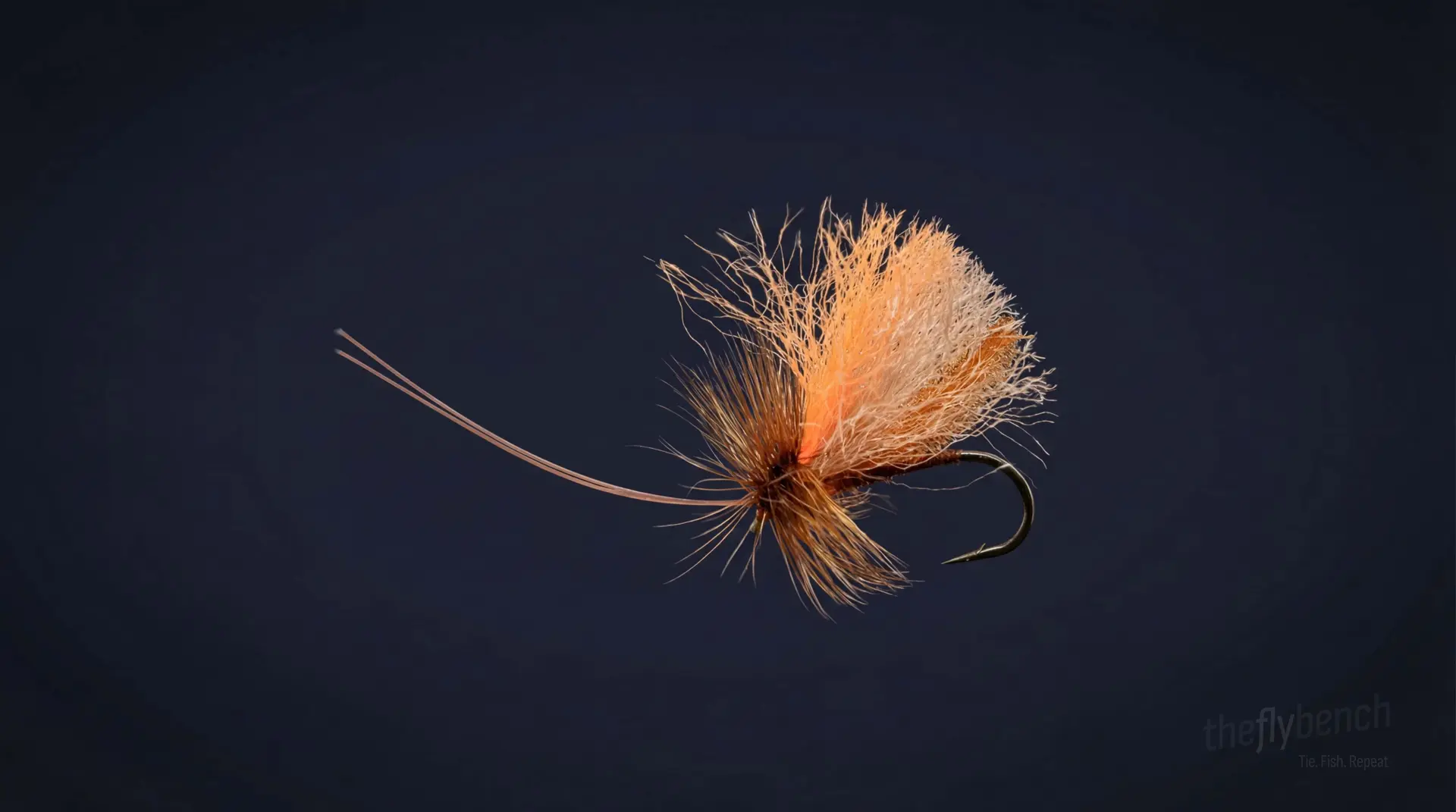 Slickwater Caddis fly pattern - imitates Caddis tied for Trout