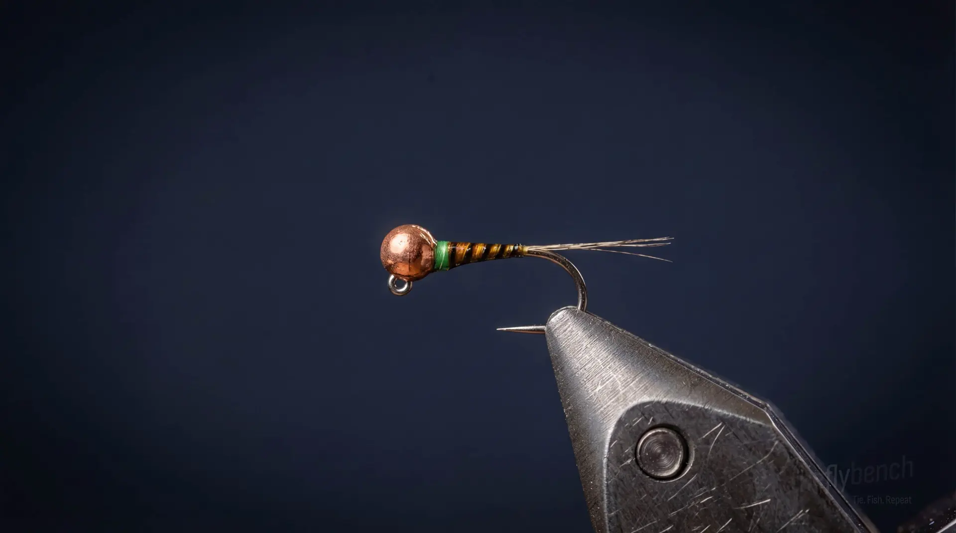 Mil Spec Perdigon fly pattern - imitates Mayfly Nymphs, Caddis Pupae tied for Trout
