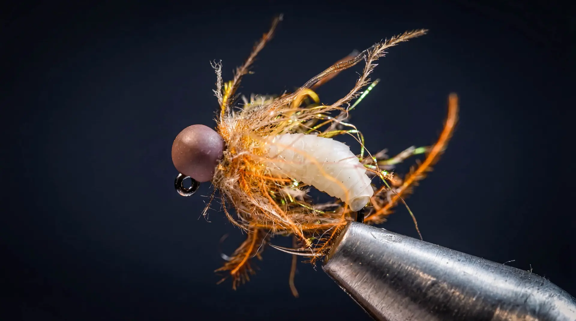 Momma's Boy fly pattern - imitates Caddis, Caddis Pupae tied for Trout