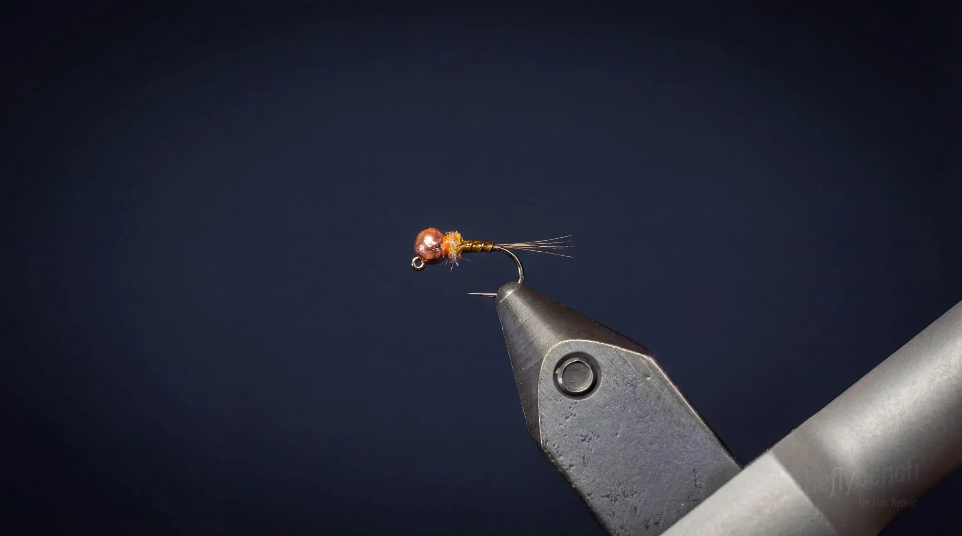 PMD Thread Frenchie fly pattern - imitates Pale Morning Dun, Mayfly Nymphs tied for Trout