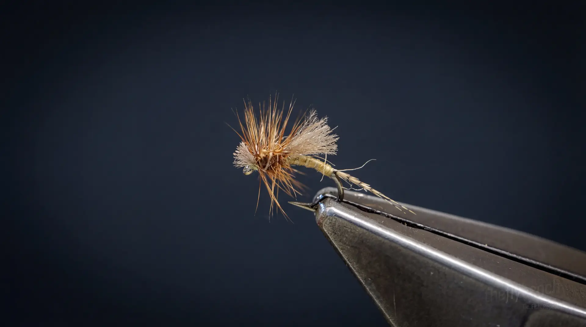 Stuck Shuck Midge fly pattern - imitates Midges tied for Trout