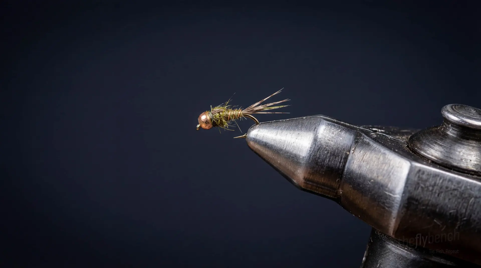 Micro Madison Baetis fly pattern - imitates Baetis tied for Trout