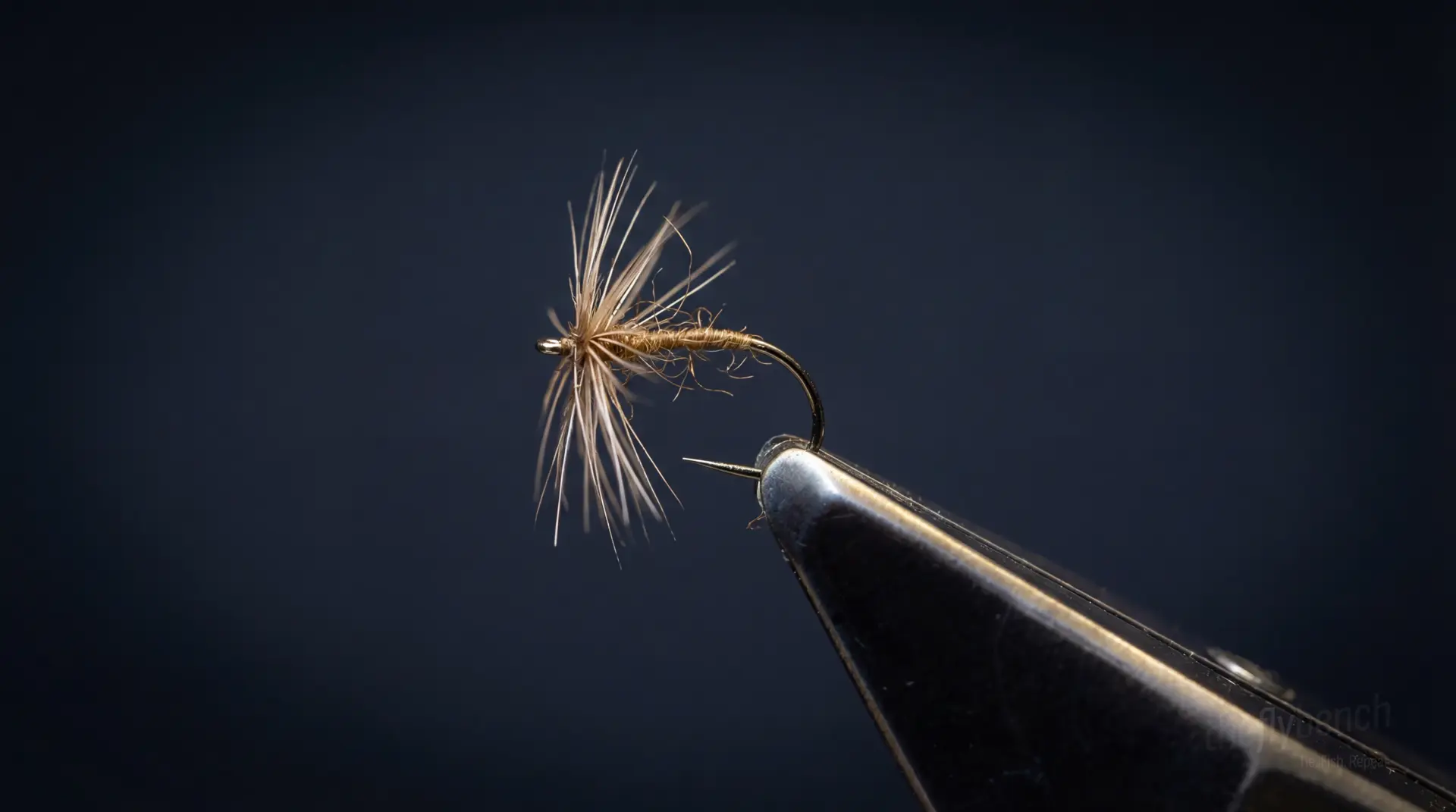 Softhackle with Split Thread Ribbing and Thorax fly pattern - imitates Mayfly Nymphs tied for Trout