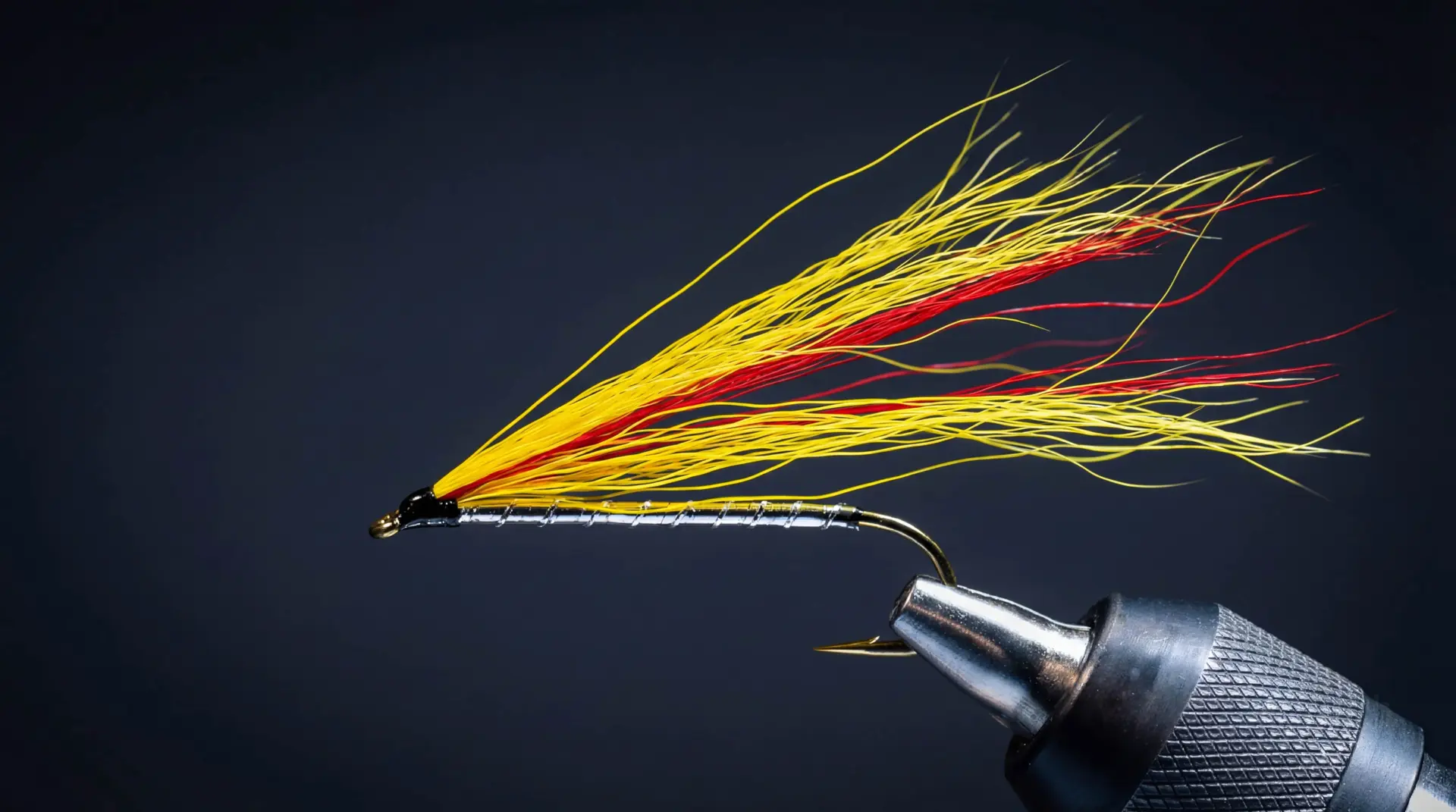 Mickey Finn fly pattern - imitates Baitfish, Minnows tied for Trout, Bass, Landlocked Salmon