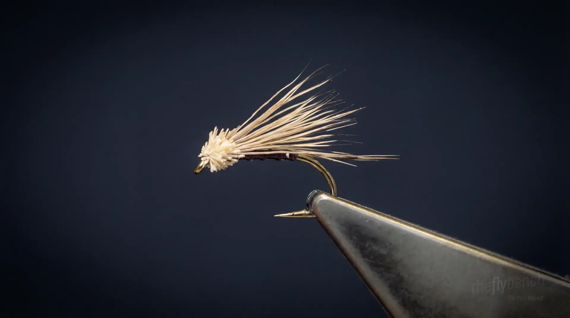 PMS (Purple Mini Streamer) fly pattern - imitates Baitfish tied for Trout